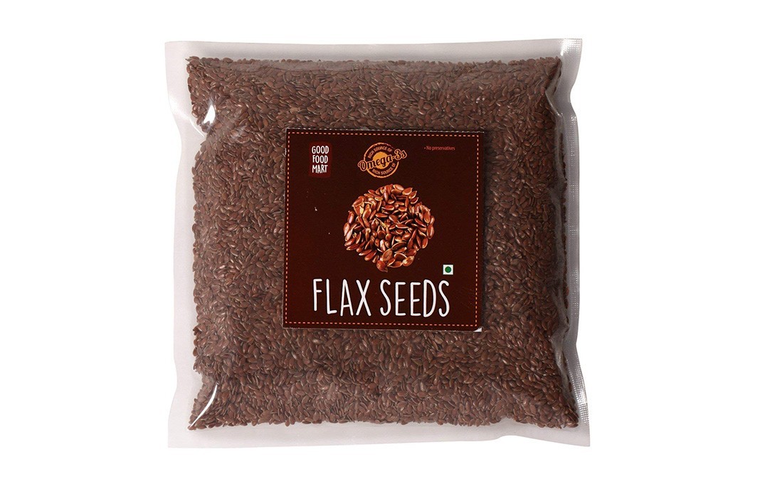 Good Food Mart Flax Seeds    Pack  800 grams